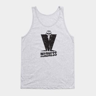 Madness - Retro Black Tank Top